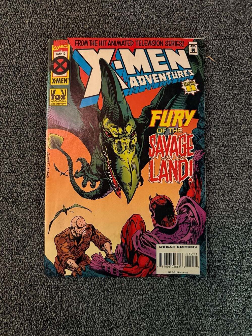 Marvel Comics X-Men Adventures Season II #12 Fury of the Savage Land